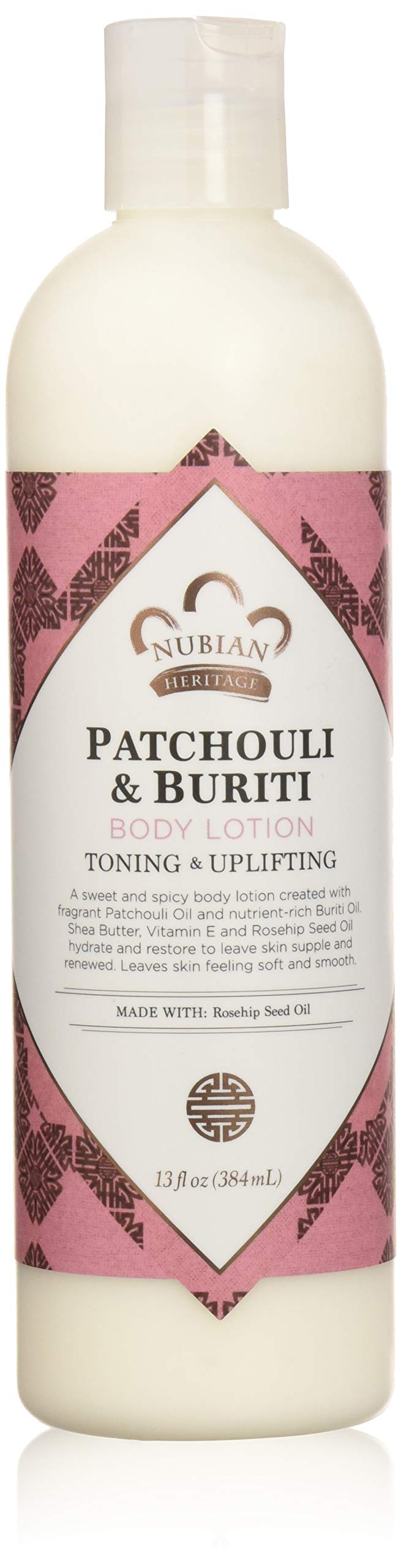 Nubian Heritage Body Lotion with Shea Butter and Rose Hips Lotion PATCHOULI & BURITI,13 fl oz - BeesActive Australia