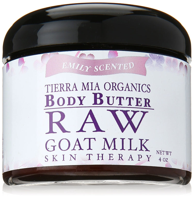 Tierra Mia Organics Body Butter Raw Goat Milk Therapy, Emily, 4 Ounce - BeesActive Australia