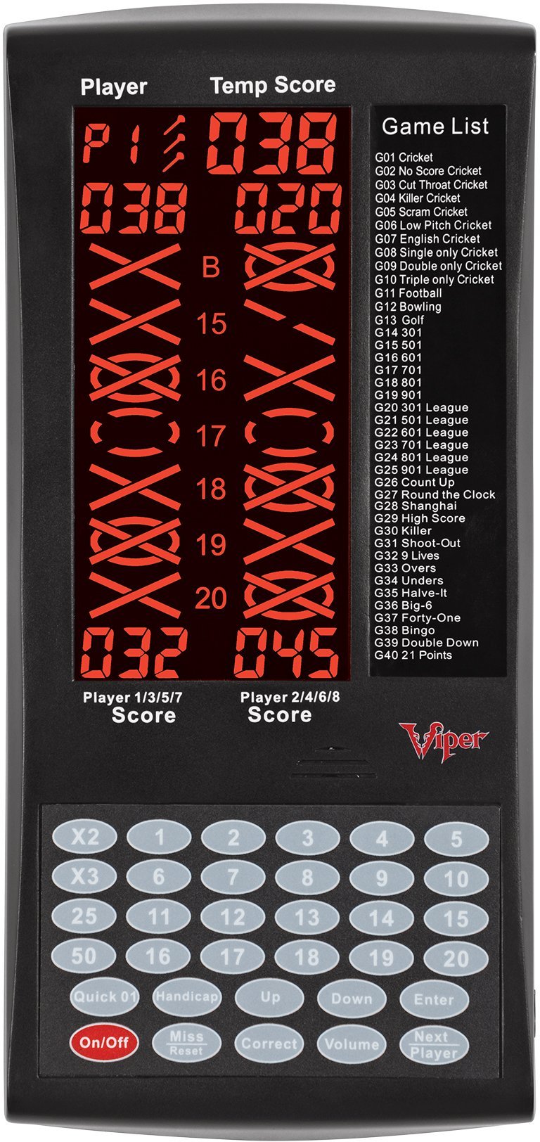 [AUSTRALIA] - Viper ProScore Digital Dart Scorer 
