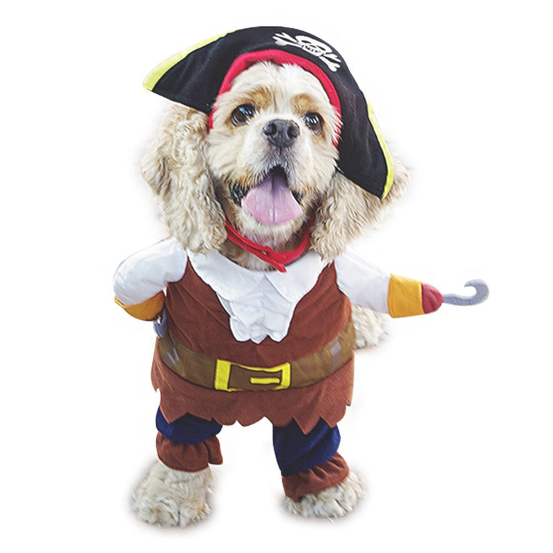 NACOCO Pet Dog Costume Pirates of The Caribbean Style cat Costumes Small (Pack of 1) - BeesActive Australia
