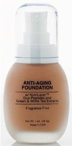 Jolie Anti-Aging Foundation Liquid Makeup W/Nutrilayer & Duo-Peptides (Raw Umber) - BeesActive Australia