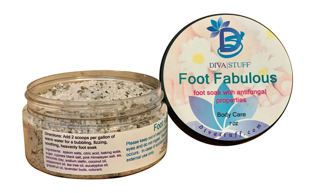 Foot Fabulous, Soothing Soak for Soft Soles, Deodorizing and Softening, Diva Stuff - BeesActive Australia