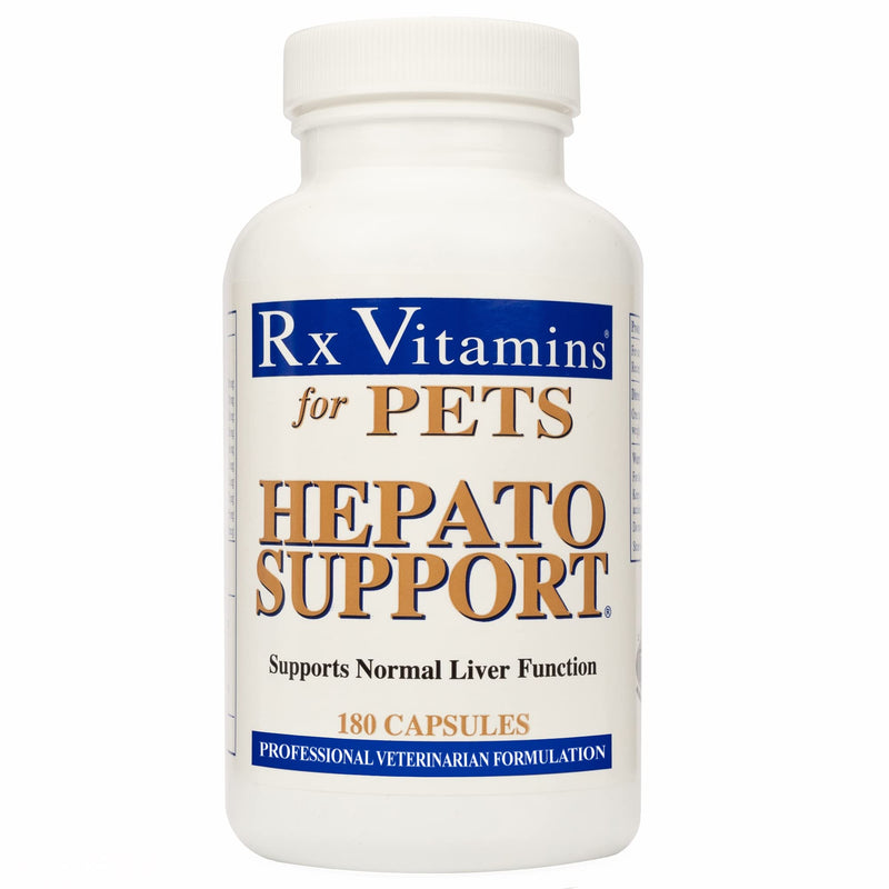 Rx Vitamins Hepato Support for Dogs & Cats - Milk Thistle Supplement for Pets - 100mg Milk Thistle for Healthy Liver Function - Silymarin Capsules for Pets - 180 ct. - BeesActive Australia