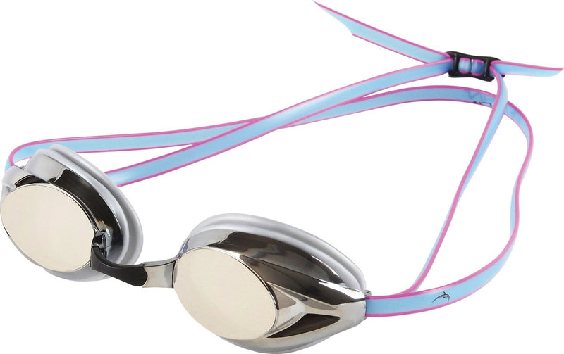[AUSTRALIA] - Dolfin Charger Mirrored Racing Goggles Silver 