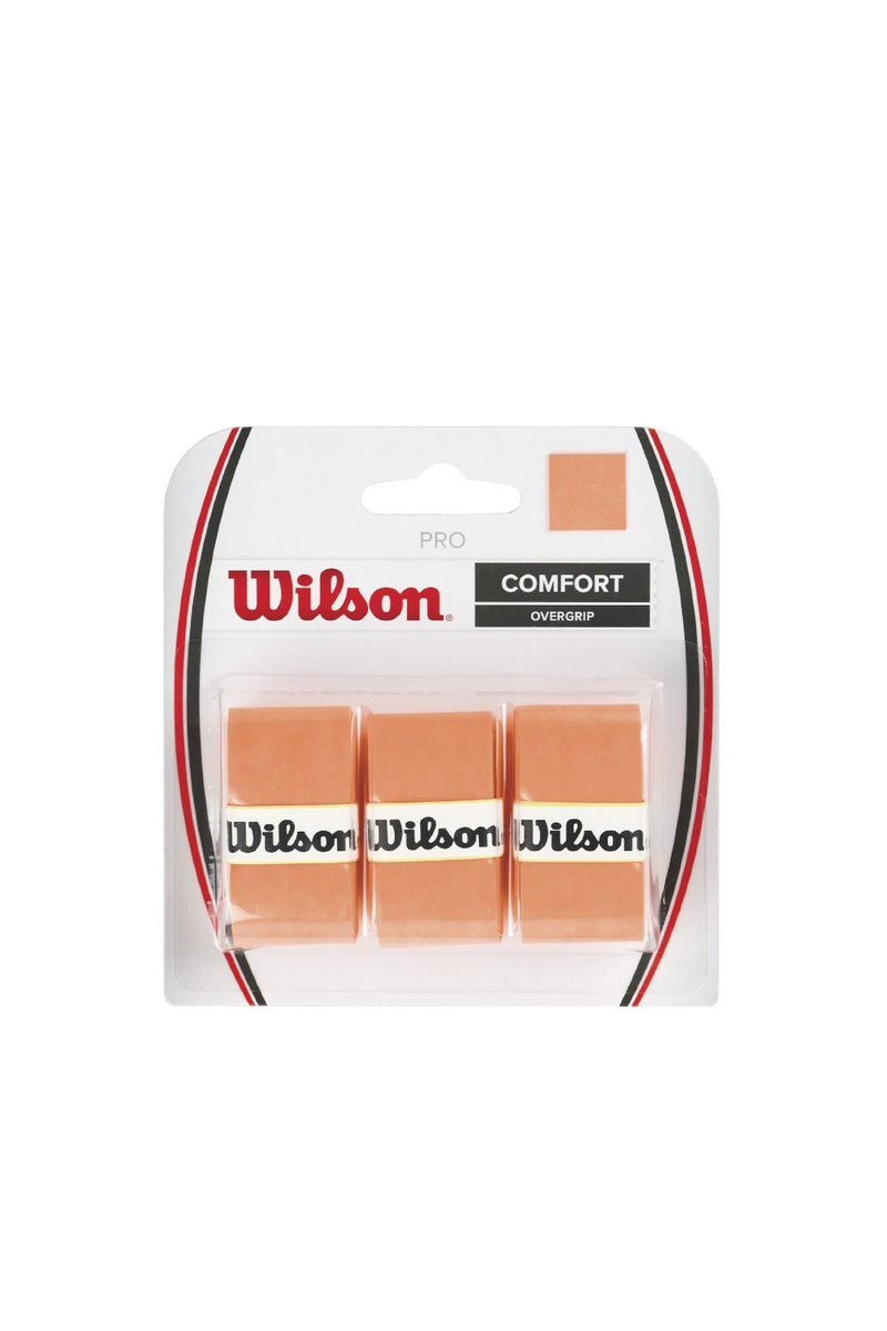 [AUSTRALIA] - 2 Pack - Wilson Pro Overgrip 3 Pack (Burn Orange) 