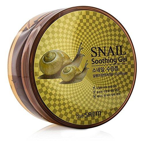 [the SAEM] Snail Soothing Gel 10.14 fl. oz. (300ml) - Body Moisturizer, Snail Soothing Gel to Soothe Sensitive or Dry Skin - BeesActive Australia