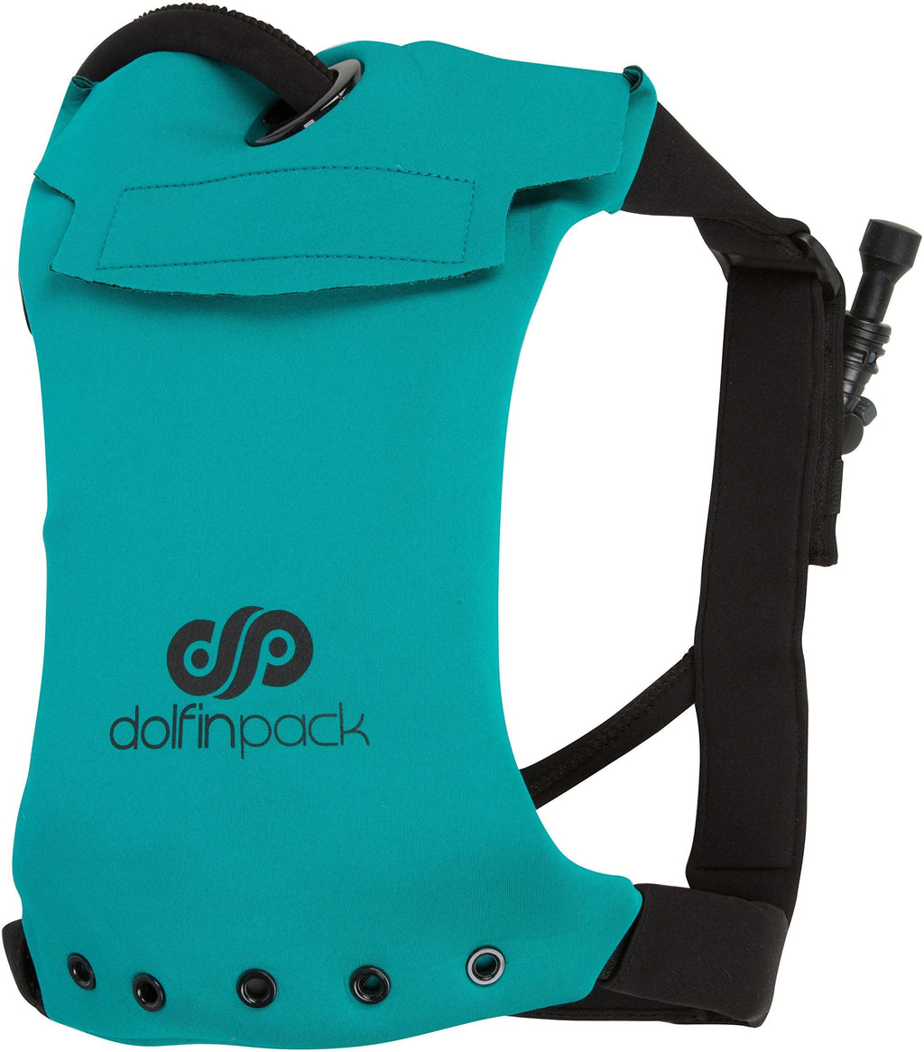 [AUSTRALIA] - DolfinPack Lightweight, Form-fitting, Waterproof, Extreme Sports Hydration Pack One Size Teal/Black 