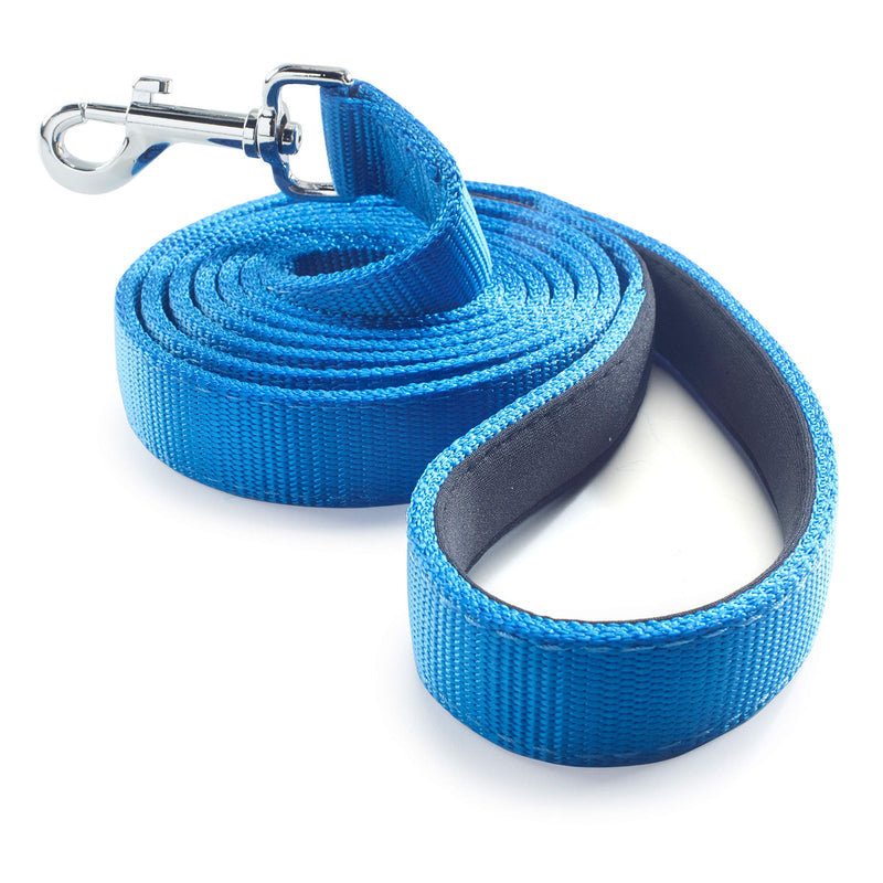 Dog Leash for Medium, Large and Small Dogs - 6 Foot Dog Leashes for Training and Daily Walks - Durable Sizes in Lightweight and Heavy Duty for Small and Large Breeds 2-Layer Blue - BeesActive Australia