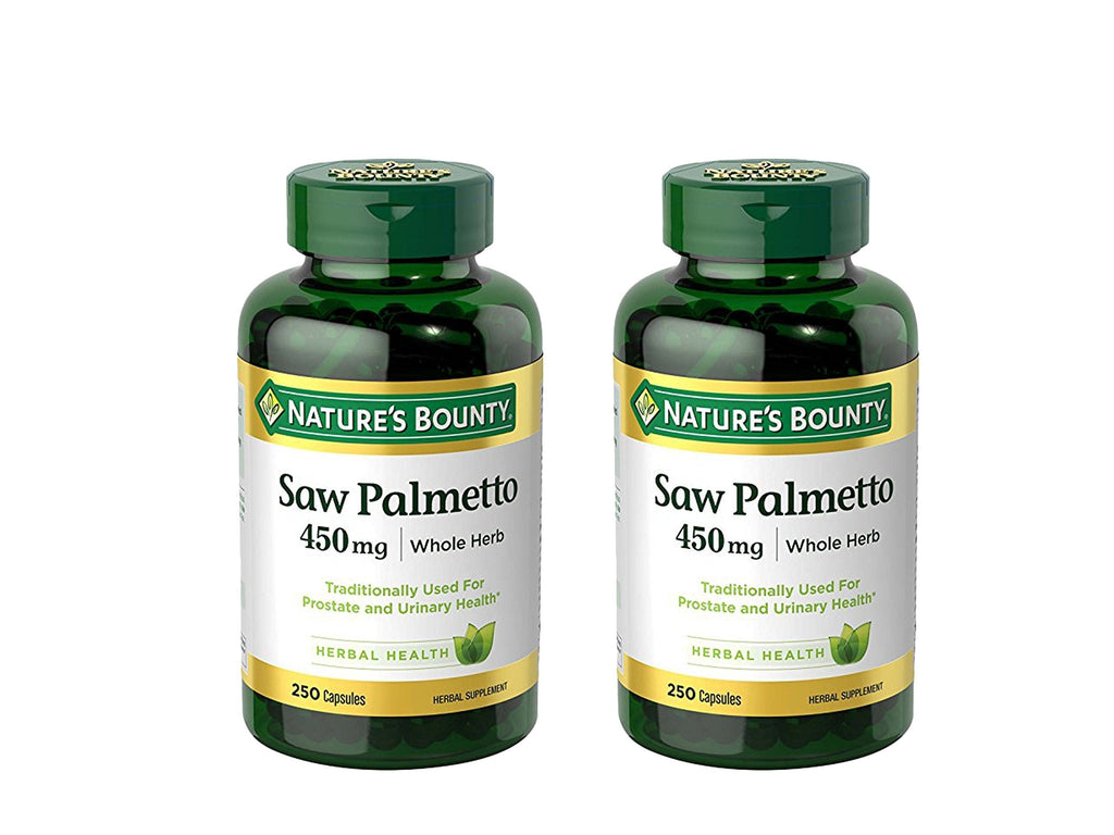 Nature's Bounty Saw Palmetto 450 mg Capsules 250 ea (Pack of 2) - BeesActive Australia