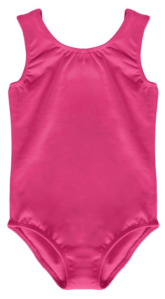 [AUSTRALIA] - Dancina Tank Top Leotard for Toddler and Girls 4 Hot Pink 