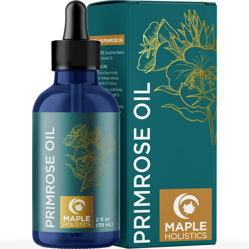 Pure Evening Primrose Oil for Skin - Cold Pressed Therapeutic Grade Face and Hair Oils for Skin Hydration - Use in DIY Skin Care to Moisturize Dry Flaky Skin and as a Carrier Oil for Essential Oils - BeesActive Australia