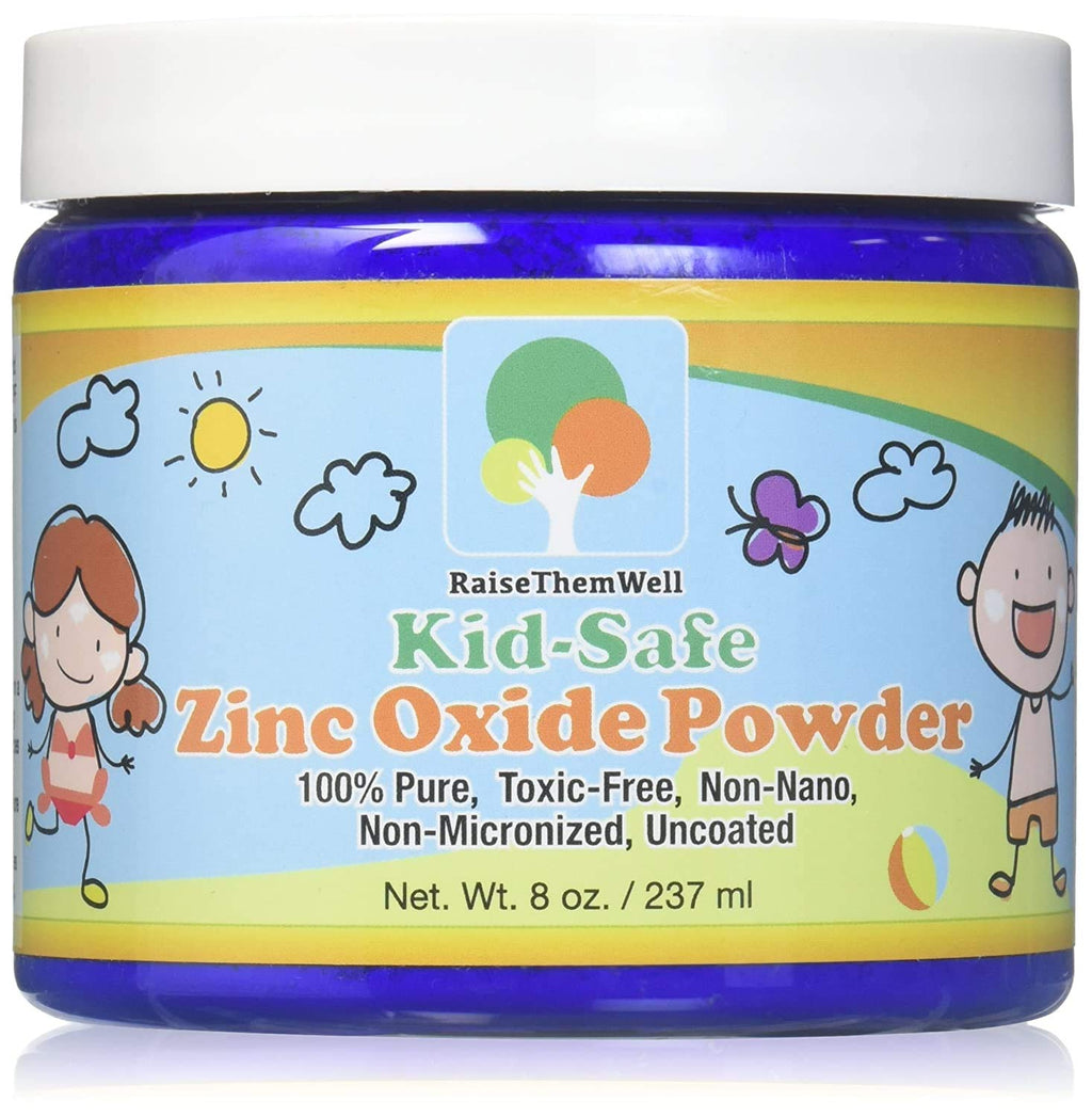 Kid-Safe Zinc Oxide Powder - Non Nano Uncoated Zinc Oxide For Use as a Baby Powder, Sunscreen Powder, Diaper Rash Powder and Cream - BeesActive Australia