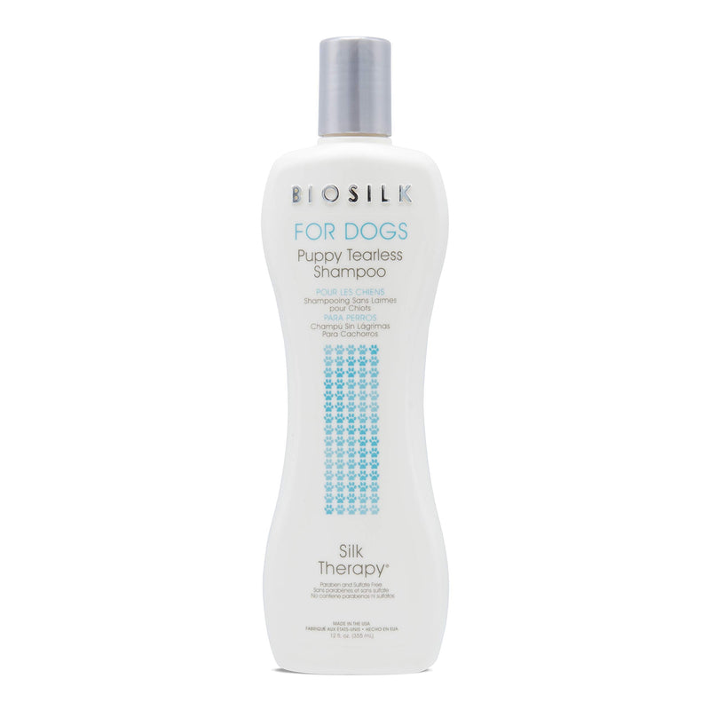 BioSilk for Dogs Spray, Tearless Dog Shampoo - Best Puppy Shampoo, Dog Shampoo, Dog Grooming Supplies, Dog Wash, Pet Shampoo, Dog Bathing Supplies, Dog Spray, Pet Wash, Puppy Kit 12 oz - 1 Pack Tearless Shampoo - BeesActive Australia