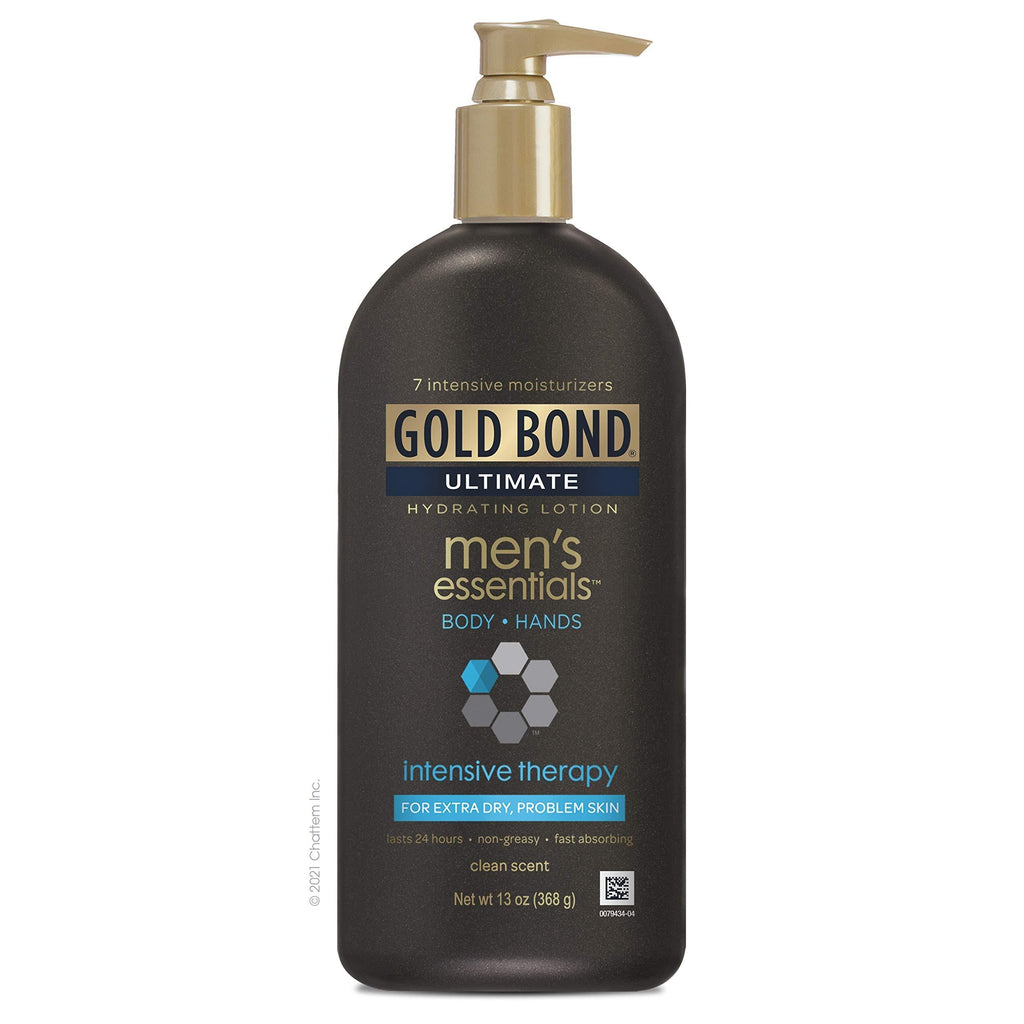 Gold Bond Men's Essentials Hydrating Lotion 13 oz., Intensive Therapy for Extra Dry Skin - BeesActive Australia
