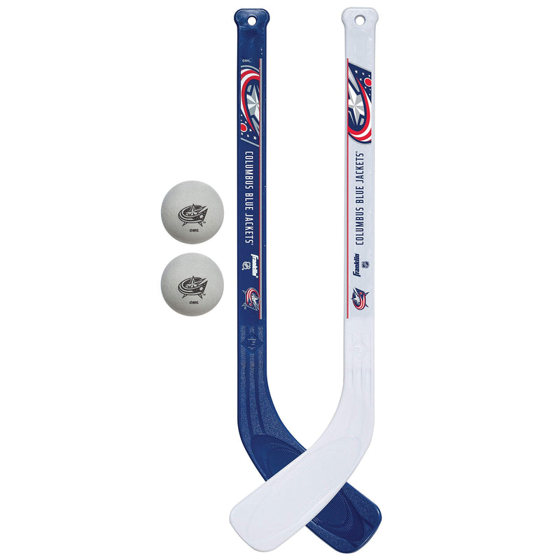Franklin Sports NHL Team Mini Hockey 2 Piece Stick Set Columbus Blue Jackets - BeesActive Australia