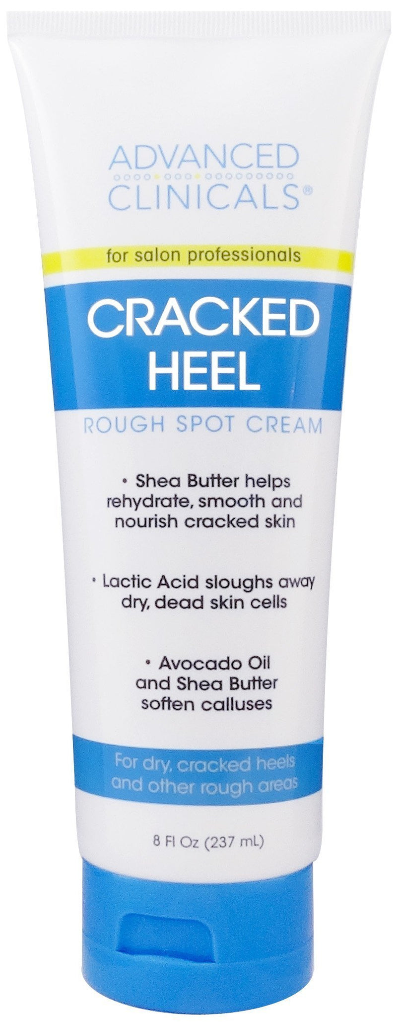 Advanced Clinicals Cracked Heel Cream For Dry Feet, Rough Spots, And Calluses. (8oz) 8 Ounce - BeesActive Australia