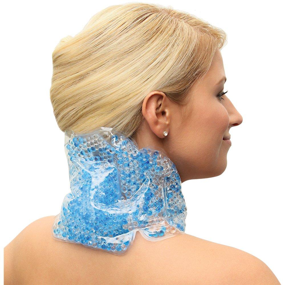 Beauty Mask Works NexTherapy Neck & Shoulder Mask with Hot/Cold Therapy Beads, for Sports Injuries, Swelling, Pain - BeesActive Australia