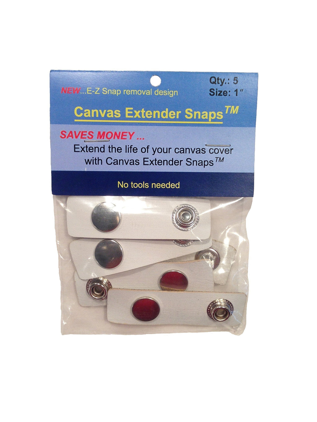 [AUSTRALIA] - CYP Boat Canvas Extender Snaps Boating Accessories 5 Per Bag Improved Easy Release Tabs 1.0 Inches 
