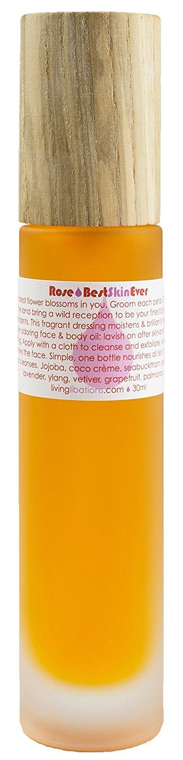 Living Libations - Organic / Wildcrafted Best Skin Ever: Rose Oil (1.7 fl oz / 50 ml) - BeesActive Australia