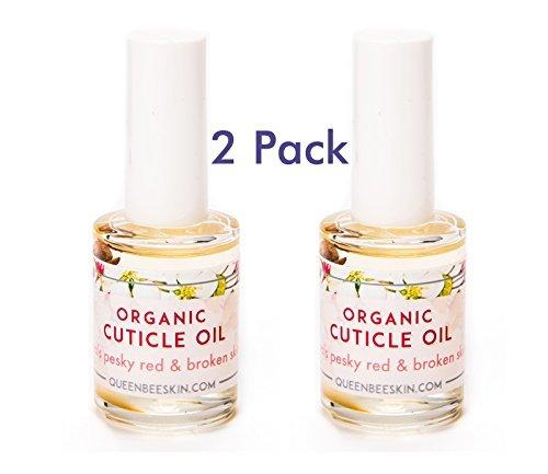 Cuticle Oil Bee Nuts Organic Heals Redness and Pain Quickly. Special 2 Pack From Queen Bee - BeesActive Australia