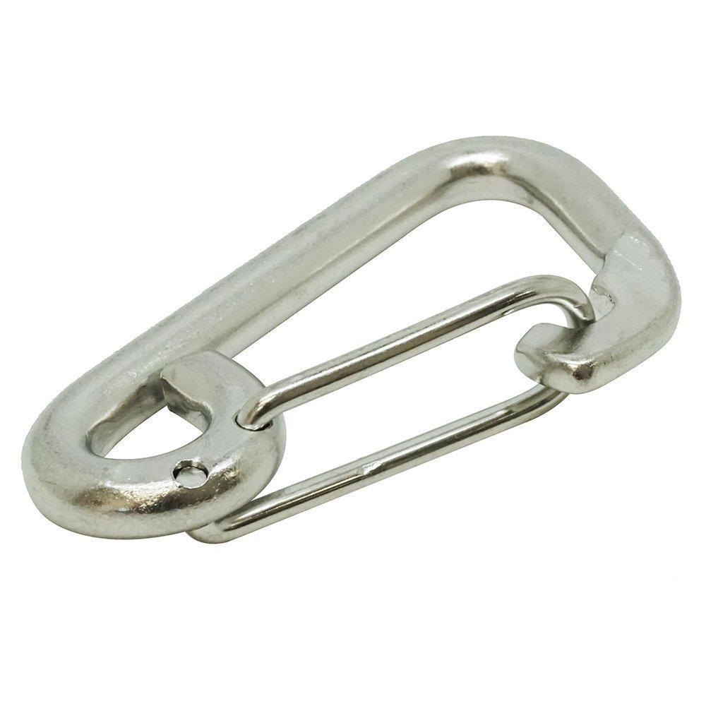 [AUSTRALIA] - Scuba Choice Boat Marine Clip Stainless Steel Safety Spring Hook Carabiner 2" 