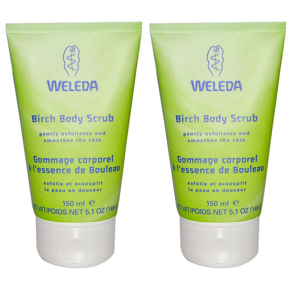 Weleda Birch Body Scrub, Organic Exfoliating Body Wash, 5 Oz. Each (Pack of 2) - BeesActive Australia