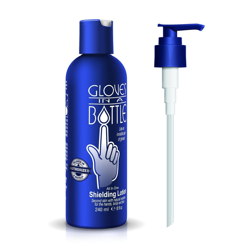 Gloves in a Bottle Shielding Lotion, Relief for Eczema and Psoriasis, (8 ounce) - BeesActive Australia