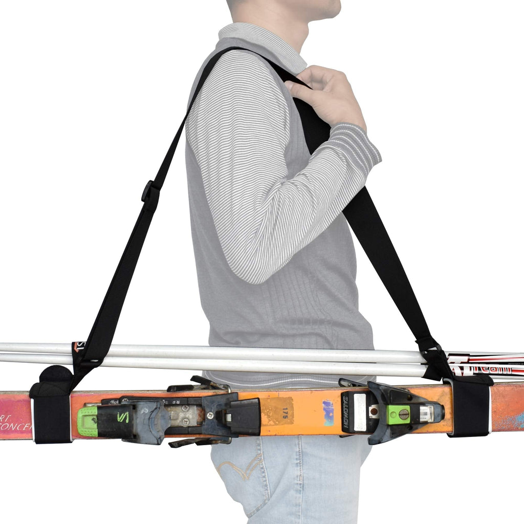 YYST ONE Picece Adjustable Ski Shoulder Carrier Ski Shoulder Lash Handle Straps The Shoulder Strap is Also a Boot Strap - BeesActive Australia