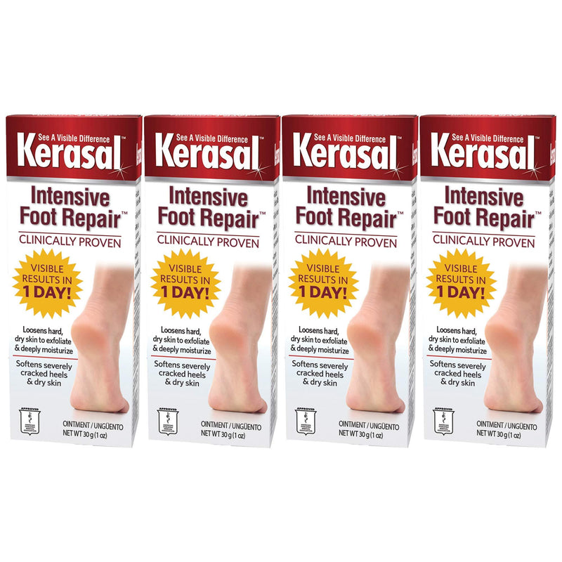 Kerasal Intensive Foot Repair Ointment 1 oz ( Pack of 4) - BeesActive Australia