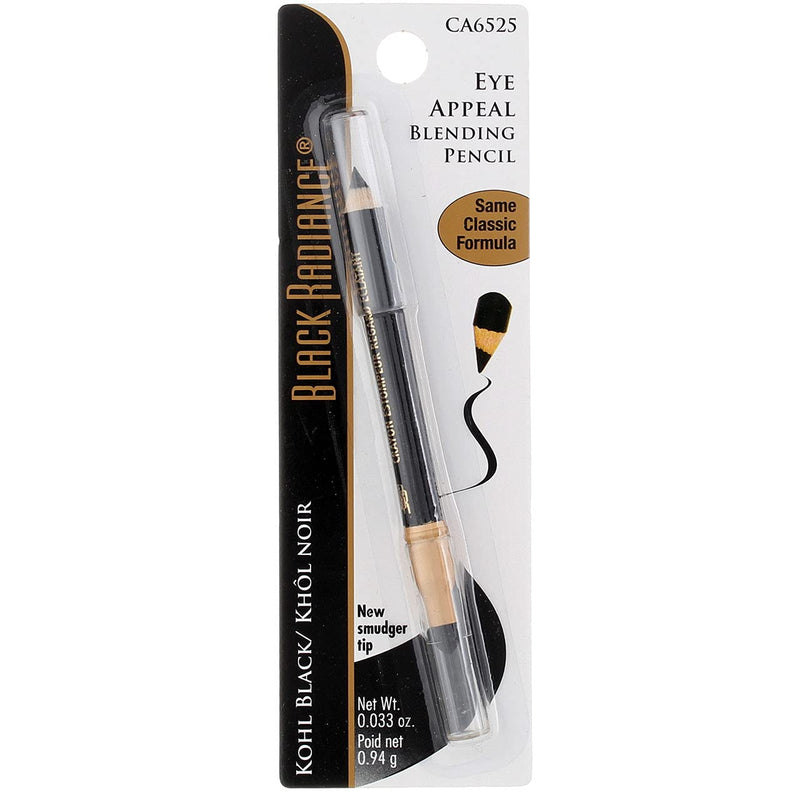 Black Radiance Eye Appeal Blending Pencil, Kohl Black, 0.033 Ounce - BeesActive Australia