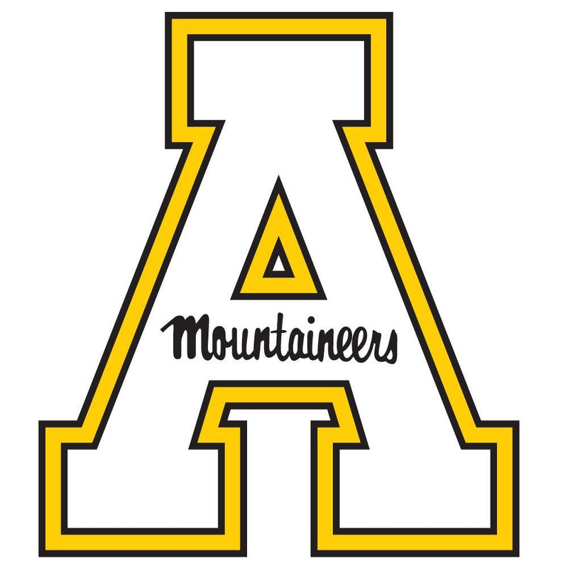 NCAA 12" Tall Primary Mascot Wall Cling Appalachian State Mountaineers - BeesActive Australia