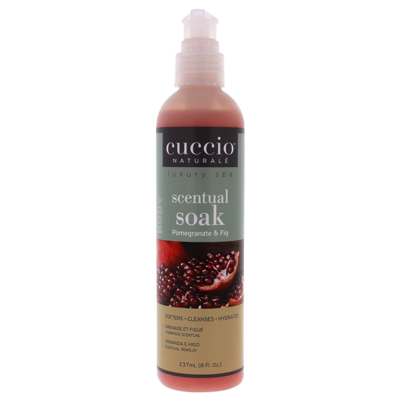 Cuccio Naturalé Pomegranate & Fig Scentual Soak - Rich Creamy Formula for Hands, Body & Feet - Cleanses & Hydrates Skin - Paraben & Cruelty Free, Non Harmful Natural Plant Based Ingredients - 8 fl oz - BeesActive Australia