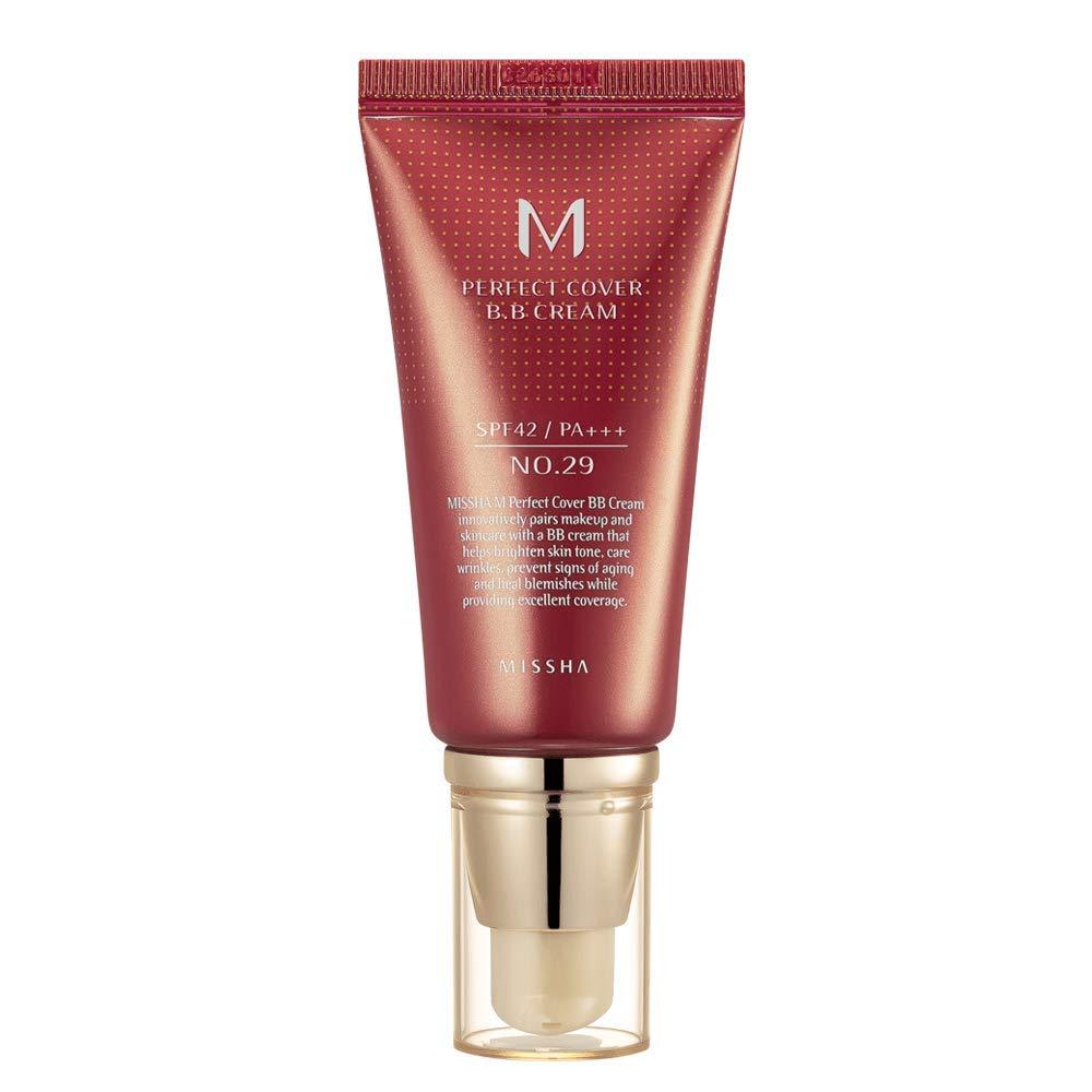 MISSHA M PERFECT COVER BB CREAM #29 SPF 42 PA+++ 50ml-Lightweight, Multi-Function, High Coverage Makeup to help infuse moisture for firmer-looking skin with reduction in appearance of fine line - BeesActive Australia
