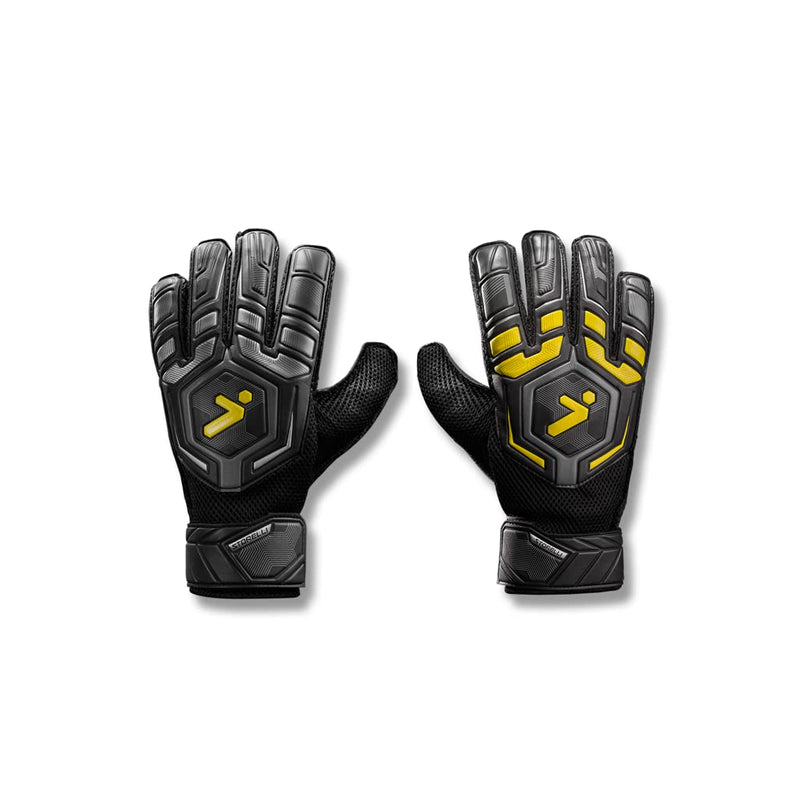 Storelli Gladiator Challenger Goalkeeper Gloves | Protective Soccer Goalie Gloves | Enhanced Finger and Hand Protection 1.0 Fixed Spines 7 - BeesActive Australia