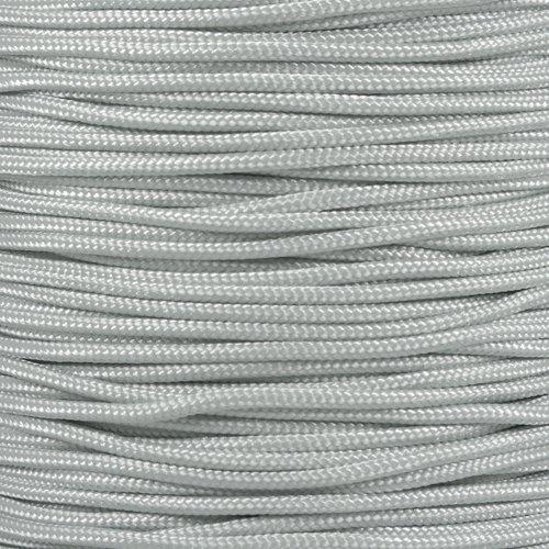 [AUSTRALIA] - Crafting Cord 325 LB Tensile Strength 3 Strand Core Paracord Spools - 250 Foot and 1000 Foot Size Options Silver Gray 250' Spool 