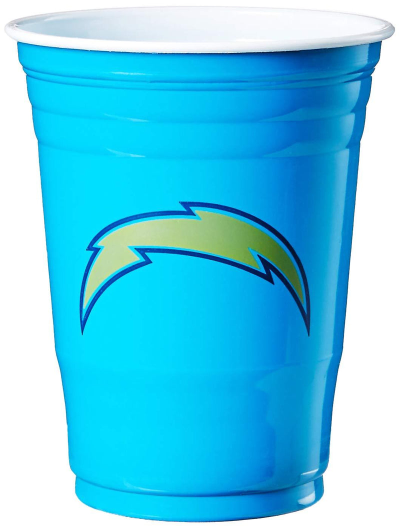 NFL Siskiyou Sports Fan Shop Los Angeles Chargers Plastic Game Day Cups 18 count Team Color - BeesActive Australia