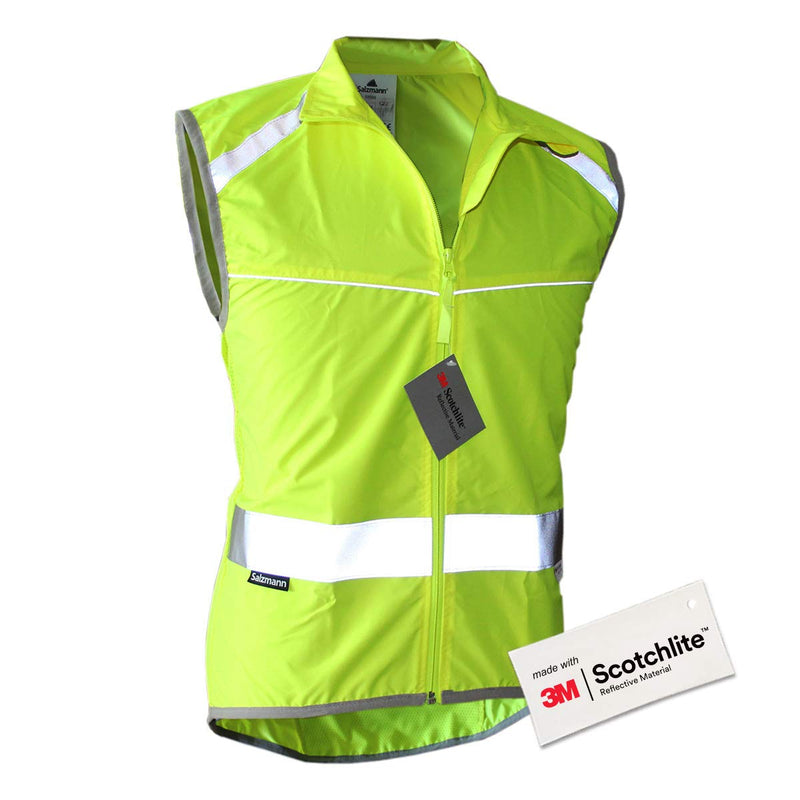 Salzmann 3M High Visibility Cycling Vest | Reflective Cycling Gilet | Made with 3M Scotchlite Medium - BeesActive Australia