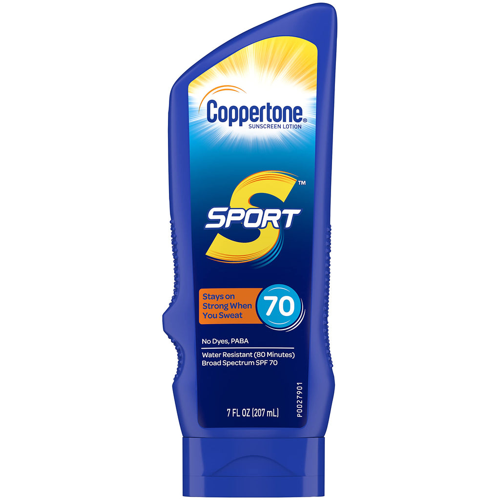 Coppertone SPORT Sunscreen Lotion Broad Spectrum SPF 70 (7 Fluid Ounce) (Packaging may vary) - BeesActive Australia