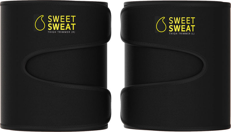 Sweet Sweat Thigh Trimmers for Men & Women by Sports Research | Increases Sweat & Activity to the Thighs during Exercise Medium Yellow - BeesActive Australia