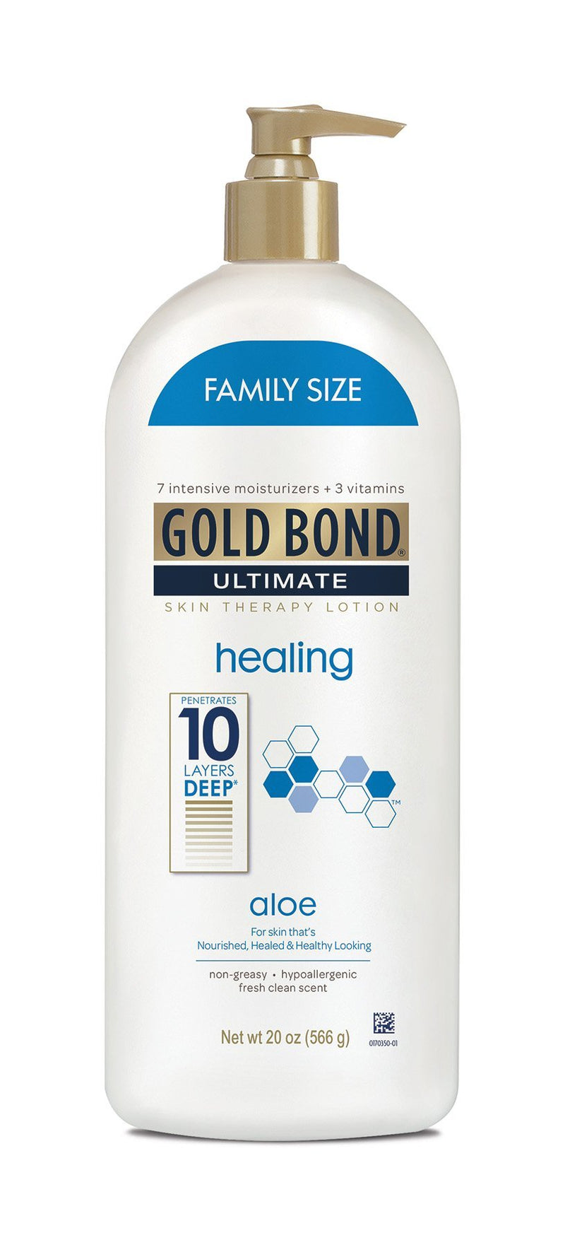 Gold Bond Ultimate Healing Skin Therapy Lotion Family Size, Aloe, 20 Ounce Aloe Vera 1.25 Pound (Pack of 1) - BeesActive Australia