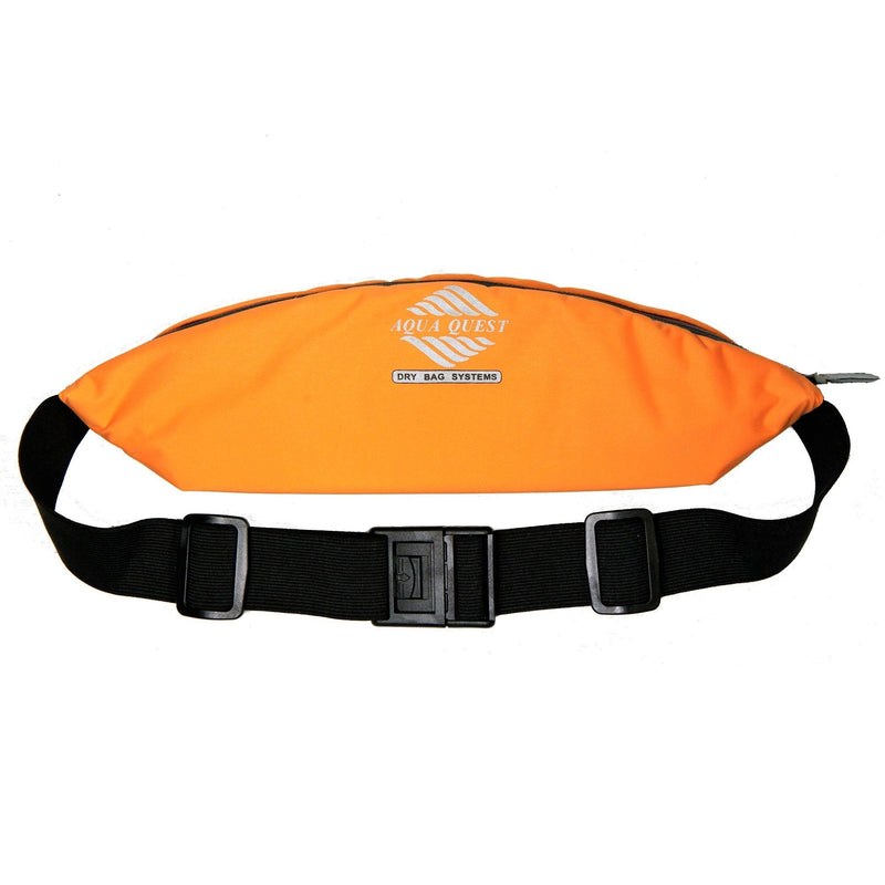 Aqua Quest Kona Running Belt - Water Resistant Zipper Pouch - Comfortable, Adjustable, Lightweight - Waist Pack for Phone, Money, Keys - Black, Orange, or Pink - BeesActive Australia