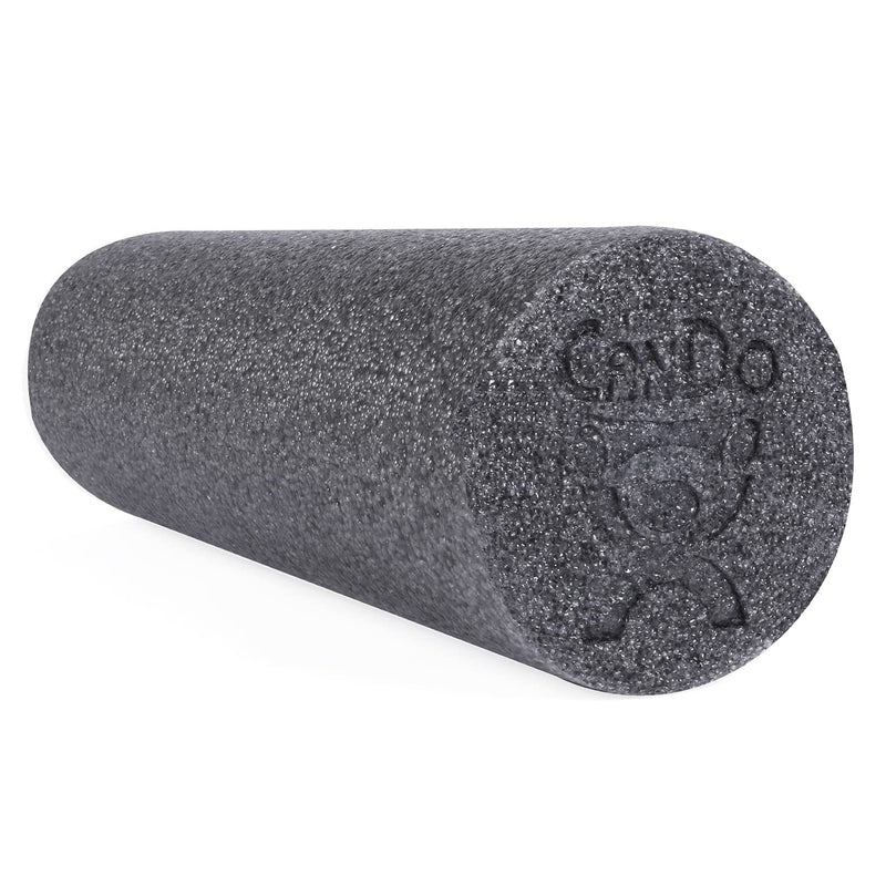 CanDo Plus Round Gray Exercise Fitness Foam Rollers for Muscle Restoration, Massage Therapy, Sport Recovery and Physical Therapy 6" x 18" 6" X 18" - BeesActive Australia