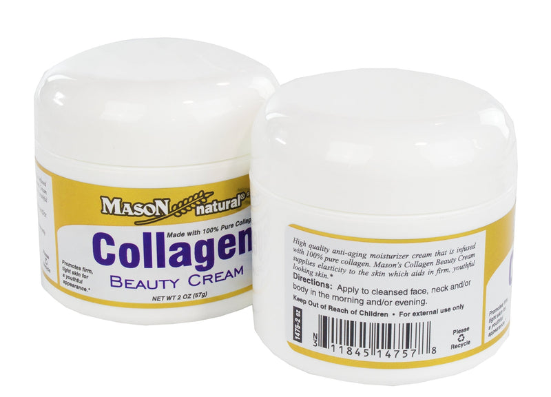 Maven Gifts: 2-Pack Mason Collagen Beauty Cream, 2 Oz. – Made with 100% Pure Collagen for Firm and Youthful Skin - BeesActive Australia