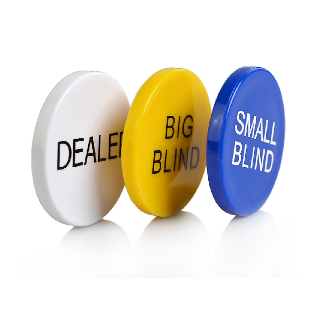 Smartdealspro 3pcs Small Blind, Big Blind and Dealer Poker Buttons - BeesActive Australia