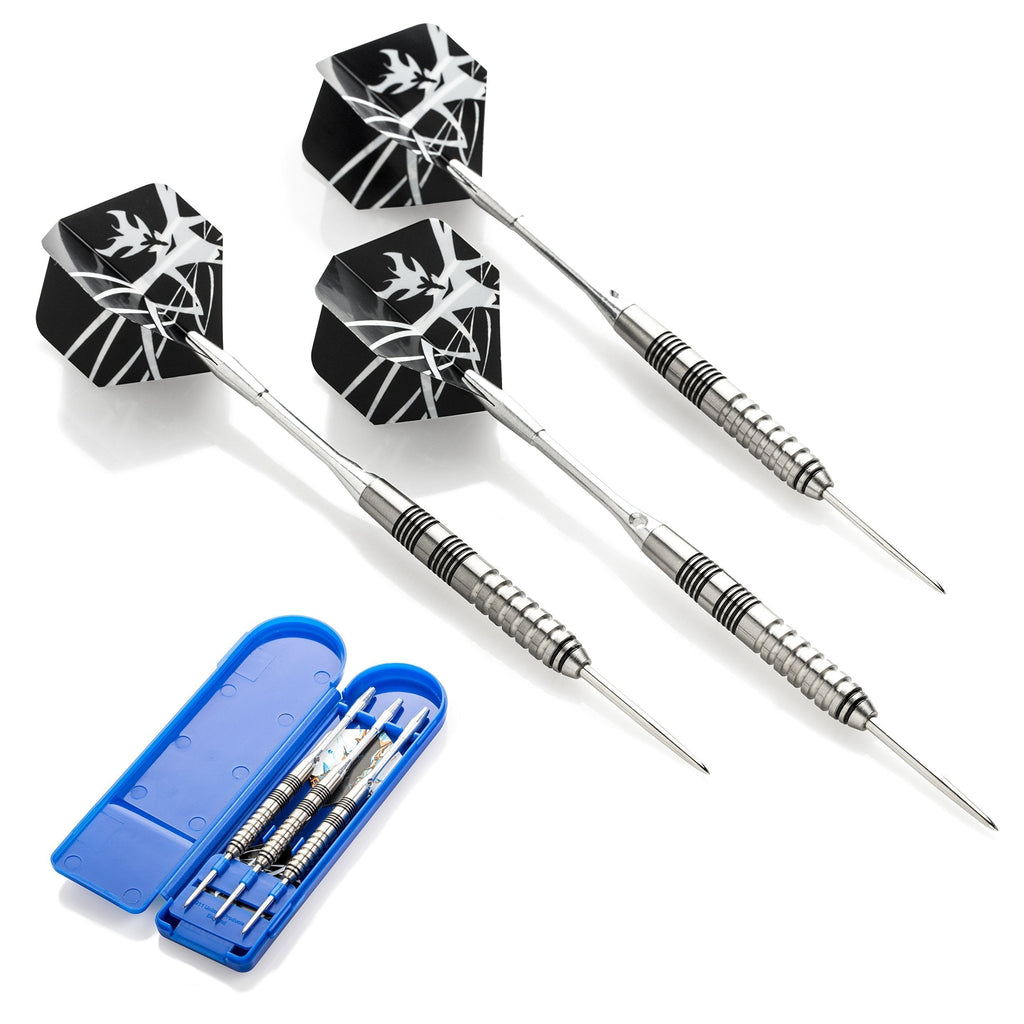 Unicorn Steel 700 24-Piece Dart Set Includes Hard Case for Storage Designed for Use with Bristle Dartboards - BeesActive Australia