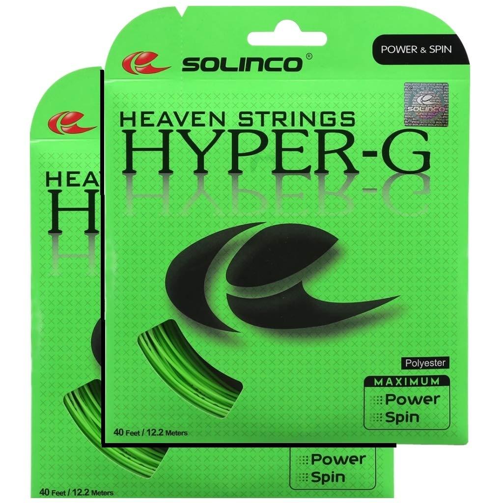 [AUSTRALIA] - 2 Packs of Solinco Hyper-G 17 g 1.20 mm Tennis String 
