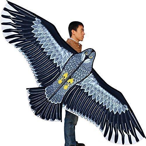 [AUSTRALIA] - HENGDA KITE-Strong Eagles!Huge Beginner Eagle Kites for Kids and Adults.74-Inch 