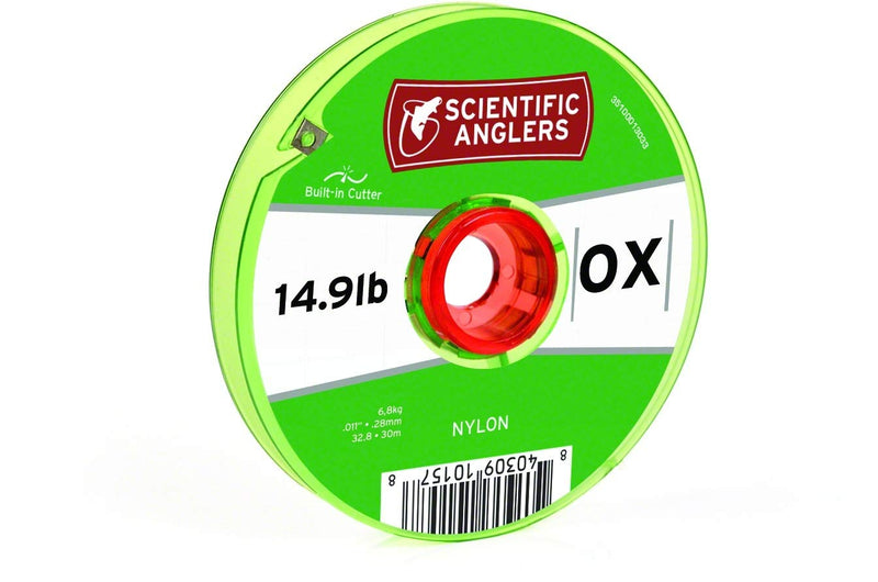 Scientific Anglers Nylon Interlocking Tippet Spool with Cutter Clear 5X - 30 m - BeesActive Australia
