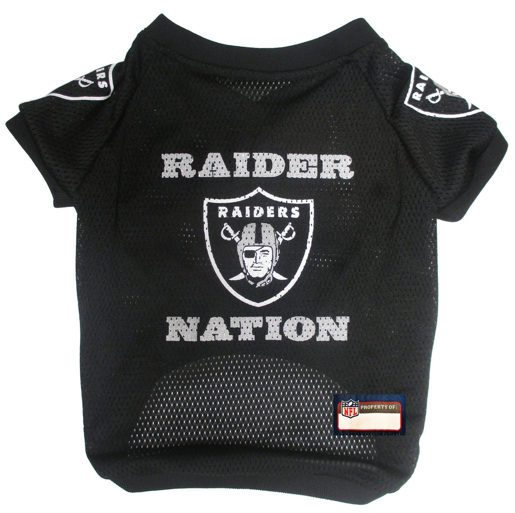 Pets First OAK-4000-SM Raiders Raglan Jersey, Multicolor, One Size - BeesActive Australia