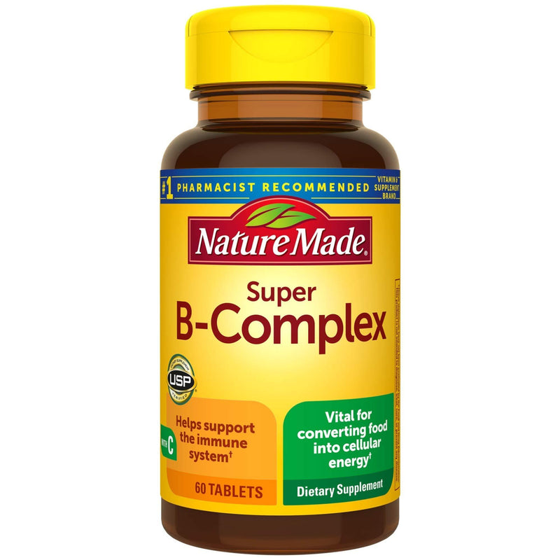 Super B-Complex Tablets, 60 Count for Metabolic Health - BeesActive Australia